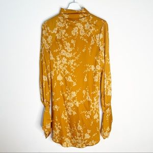 FREE PEOPLE  Aries Mini Dress Golden Combo Brand New